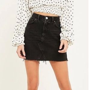 Urban Outfitters Black Denim Skirt